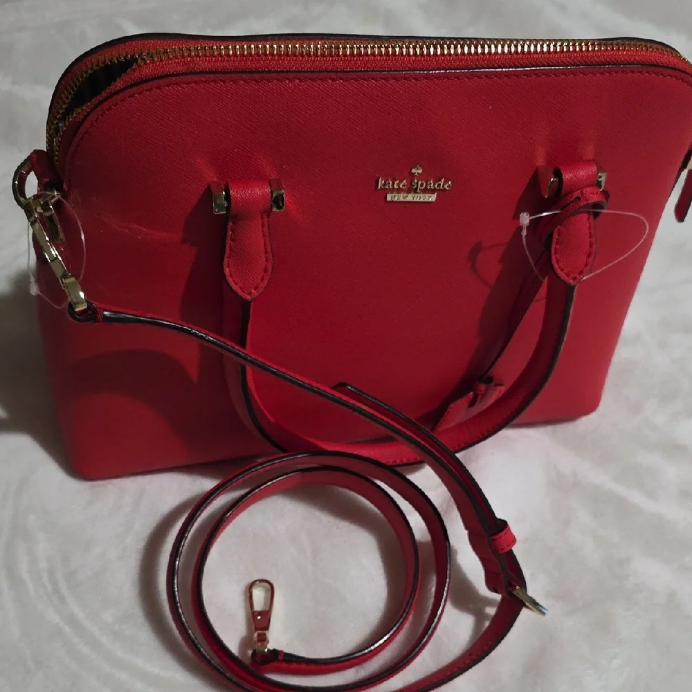 Kate Spade Vibrant Rosso Red Satchel‎